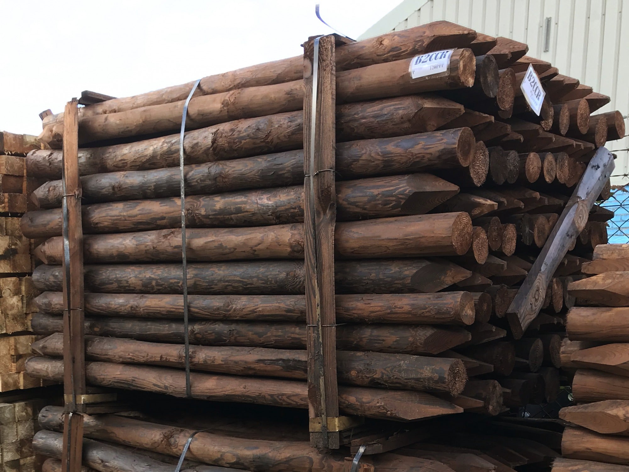 Treated Stake Creosoted - 1.8m X 75-100mm