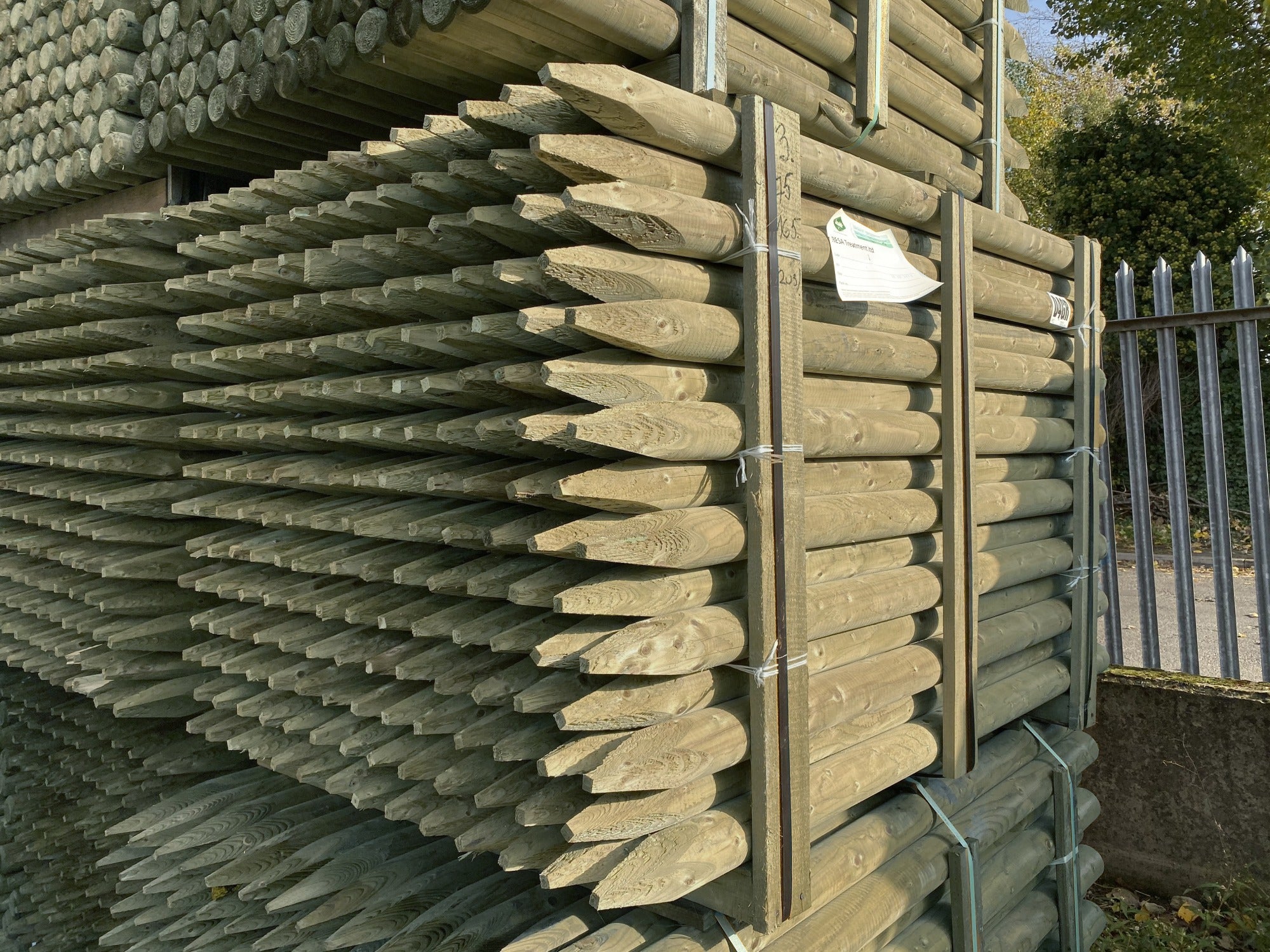 Treated Permapost - Machined Round - 1.65m X 75mm