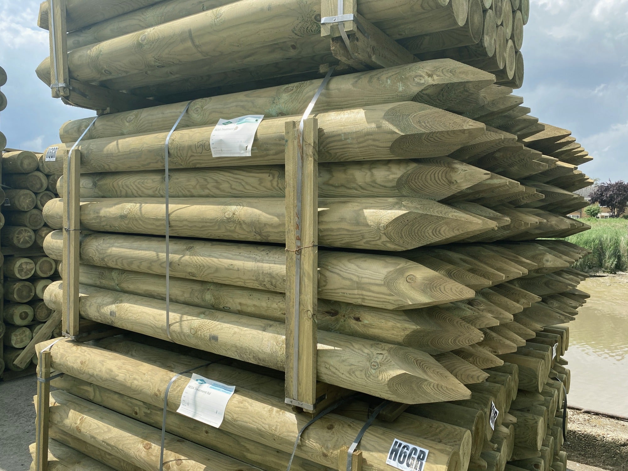 Machined Fence Posts