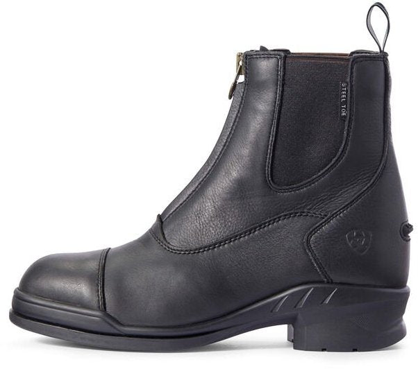 Ariat Heritage Iv Steel Toe Cap Zip Paddock Boots Black