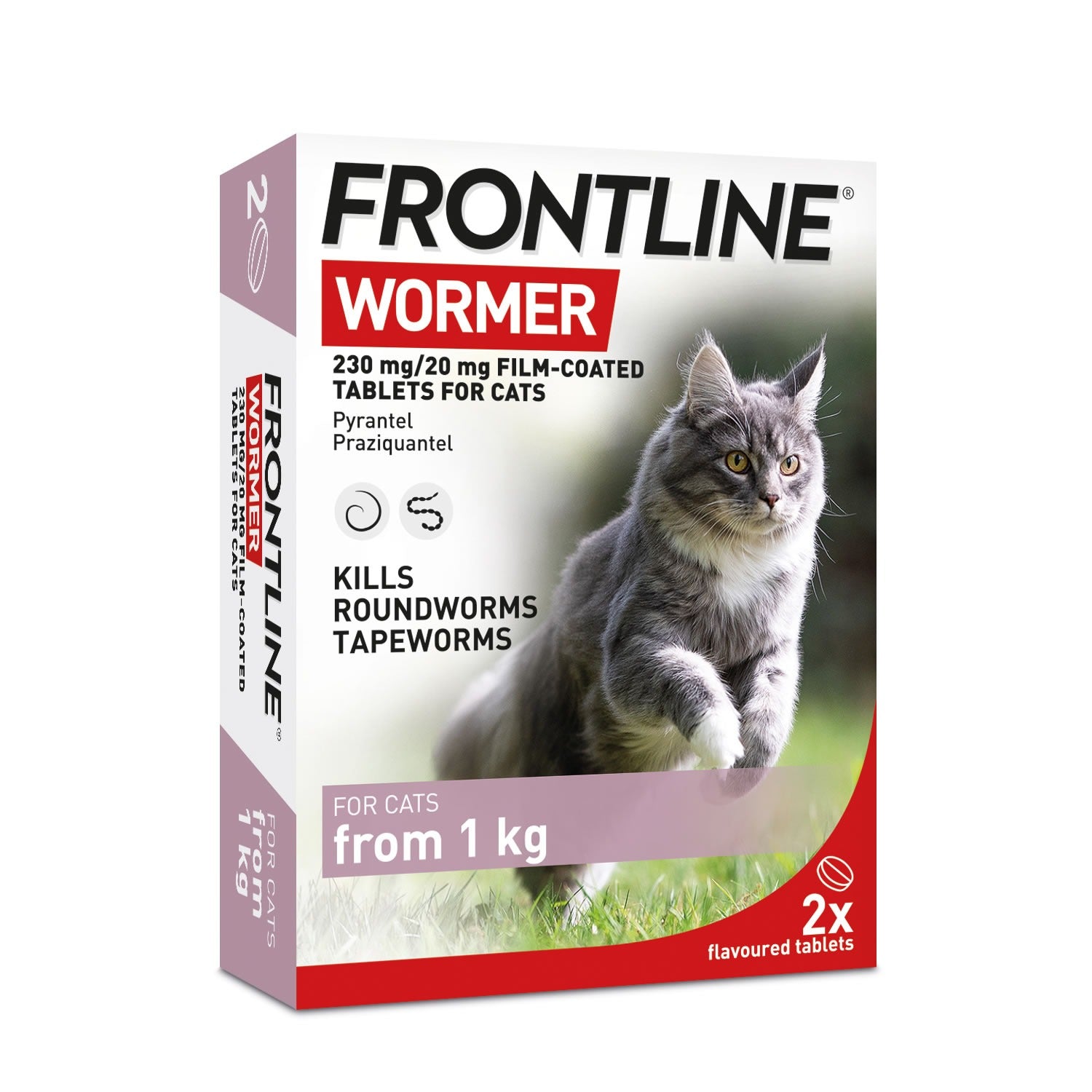 Frontline Wormer Tablets For Cats - 2pk