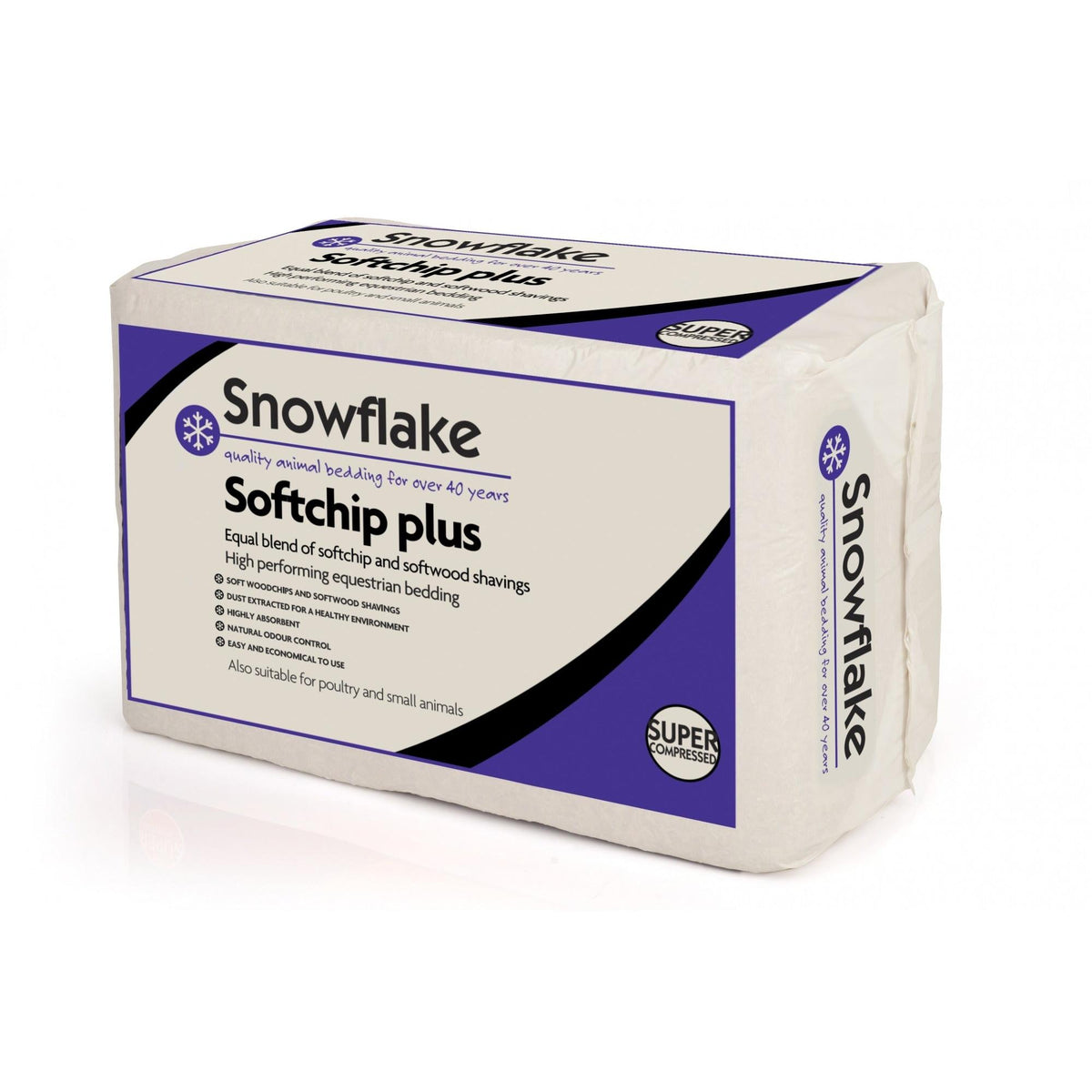 Snowflake Softchip Plus Bedding