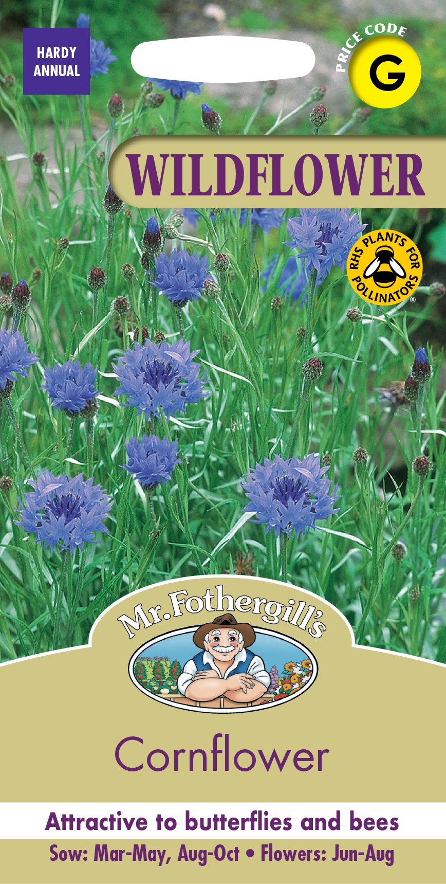 Fothergills Wild Flower Cornflower