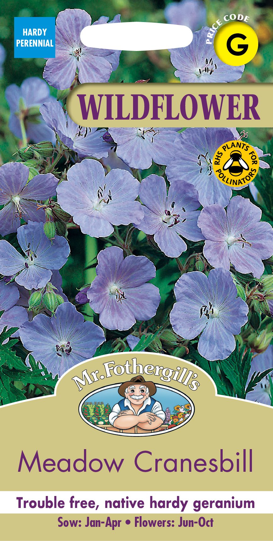 Fothergills Wildflower Mix Meadow Cranesbill