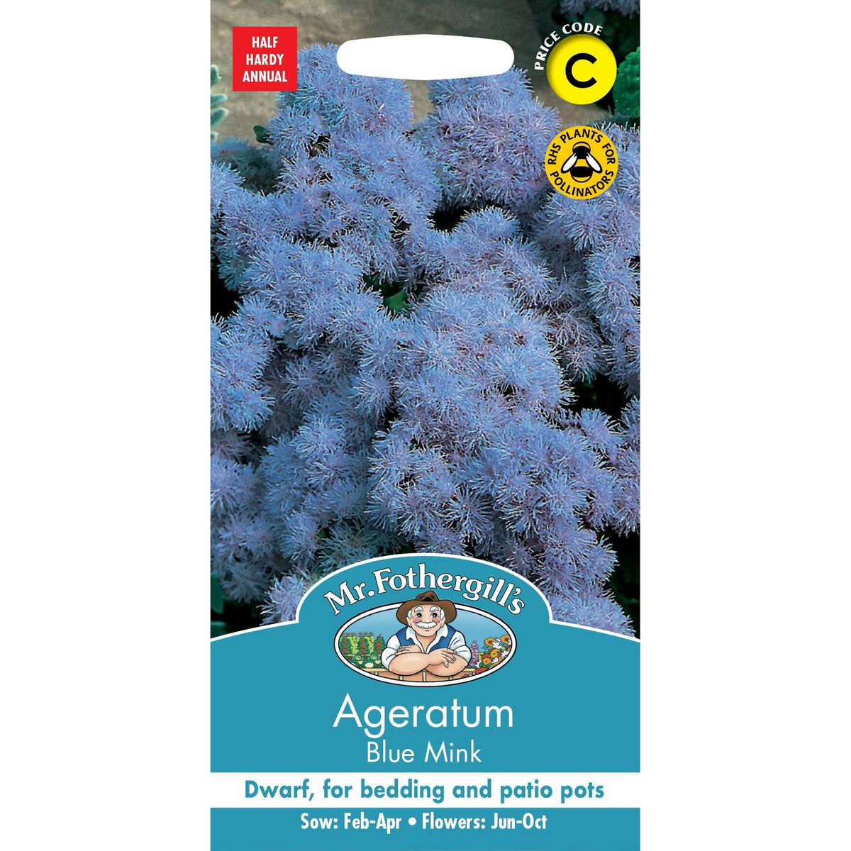 Fothergills Ageratum Blue Mink