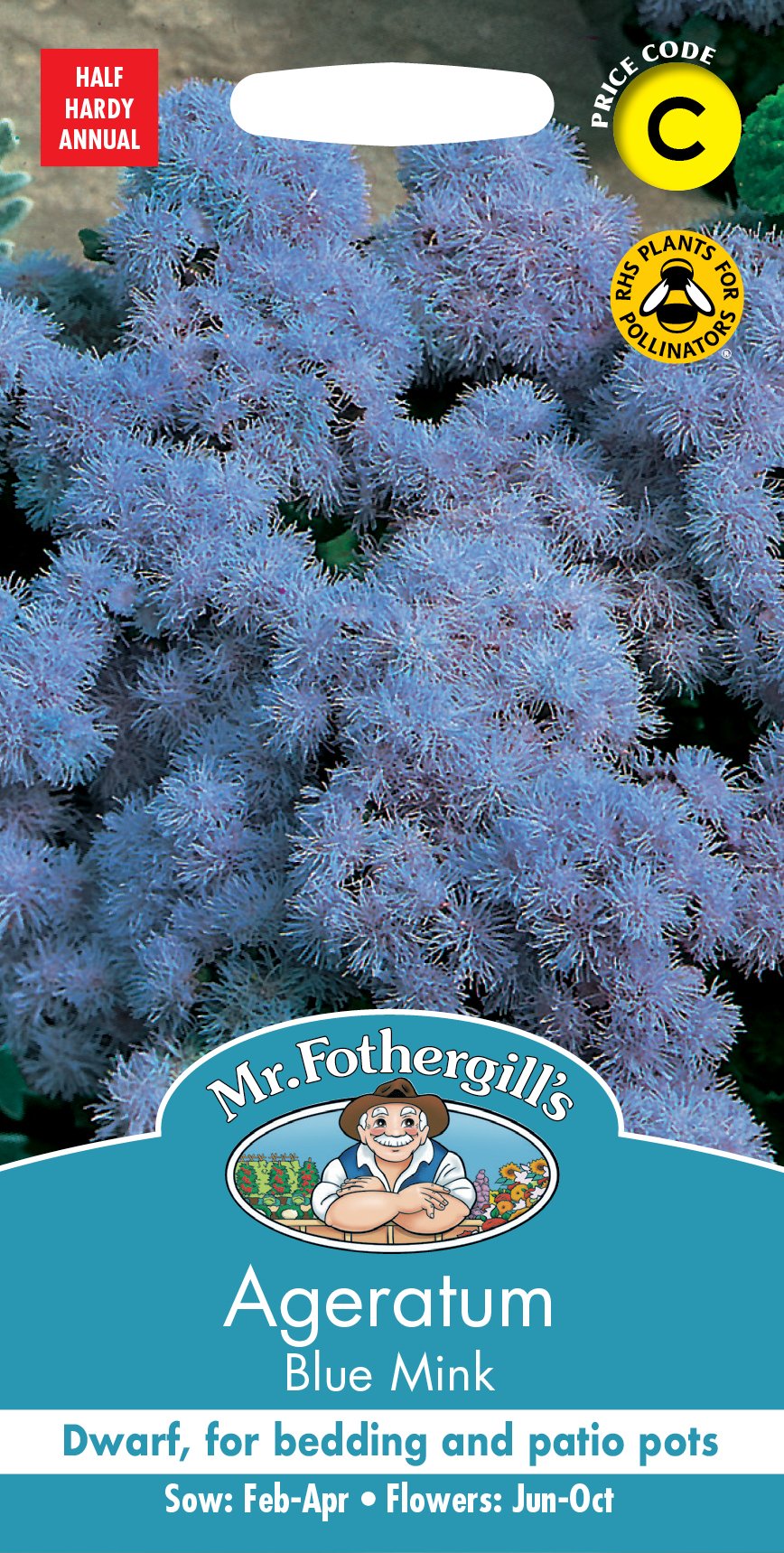 Fothergills Ageratum Blue Mink