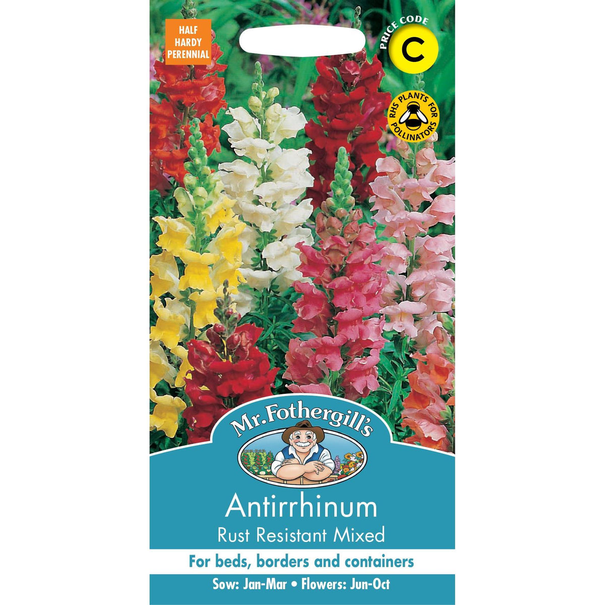 Fothergills Antirrhinum Rust Resistant Mixed