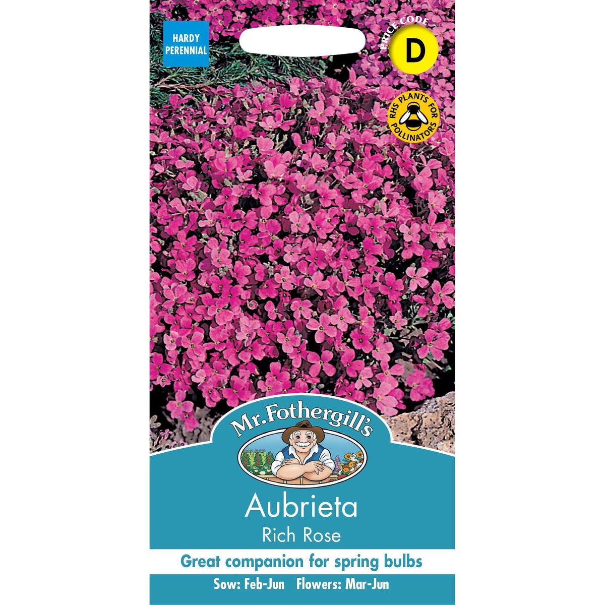 Fothergills Aubrietia Rich Rose