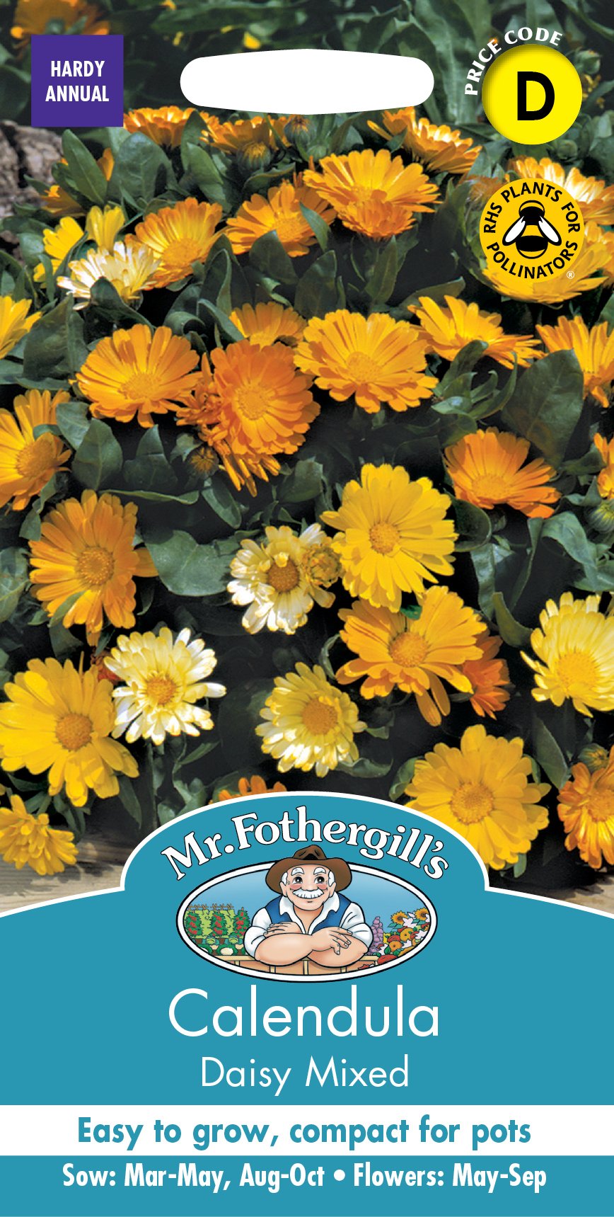Fothergills Calendula Mr F's Daisy Mixed