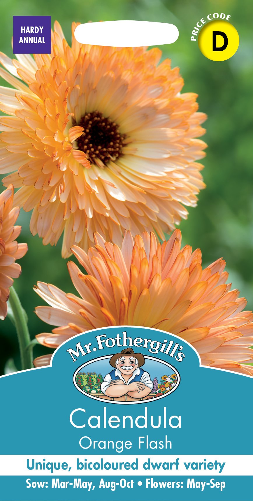 Fothergills Calendula Orange Flash