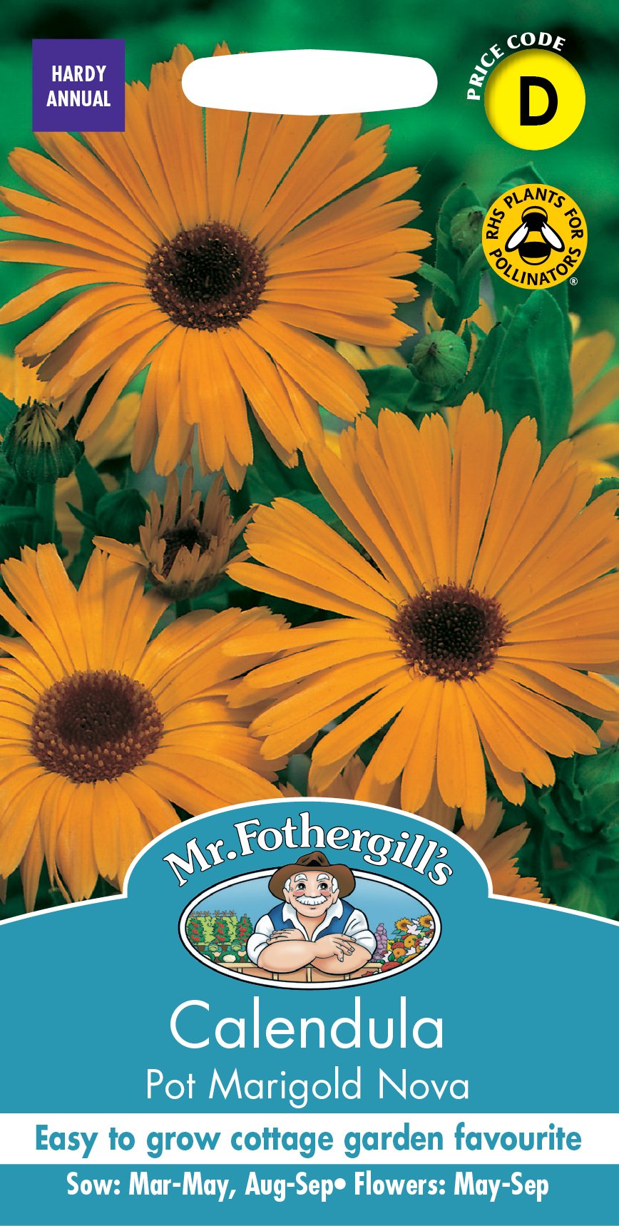 Fothergills Calendula Pot Marigold Nova