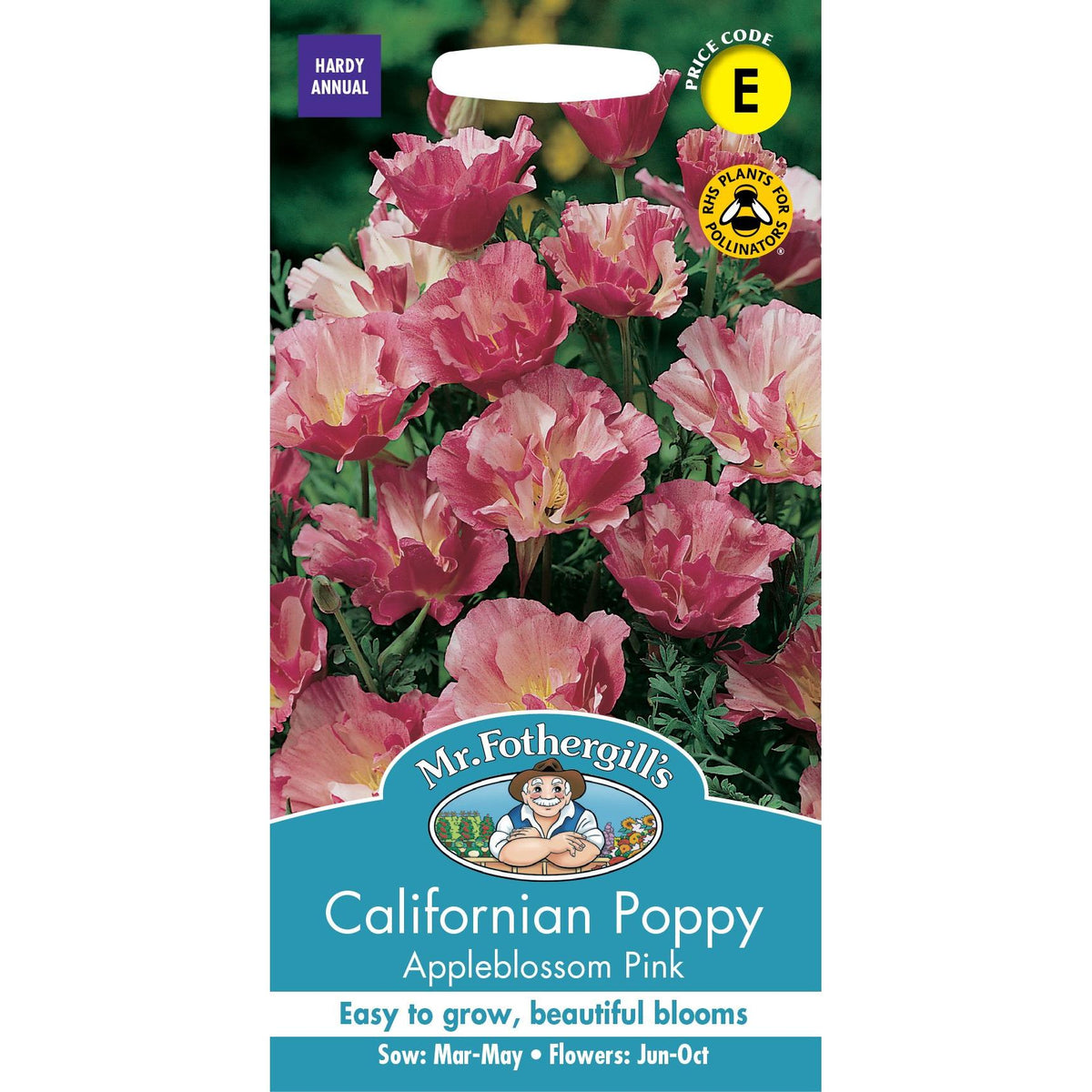 Fothergills Calif Poppy Appleblosson Pink