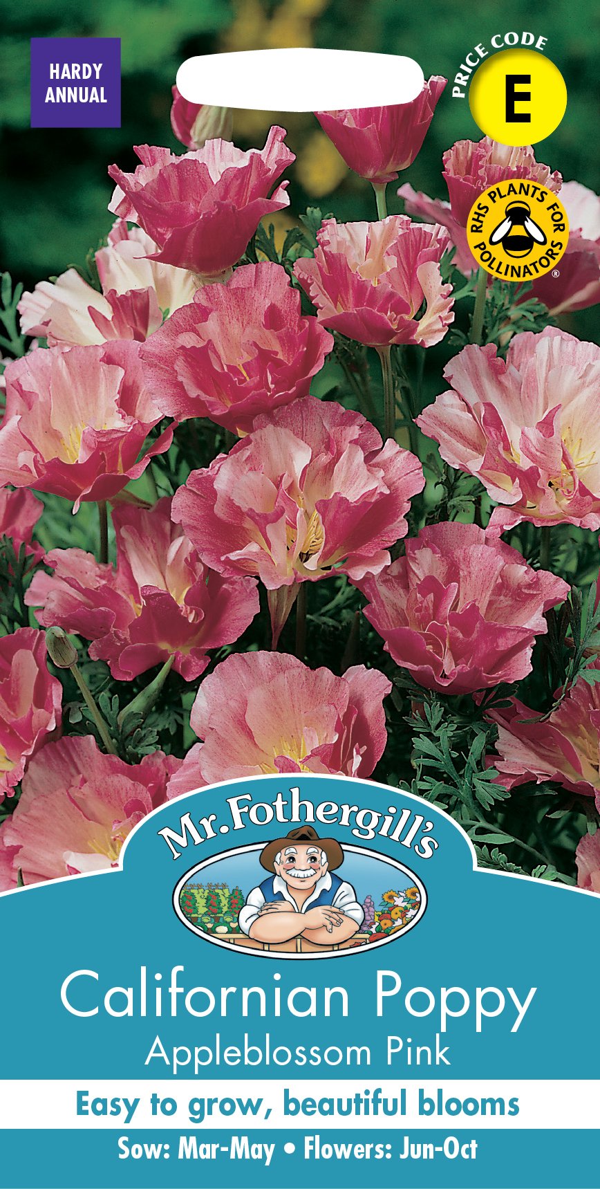 Fothergills Calif Poppy Appleblosson Pink