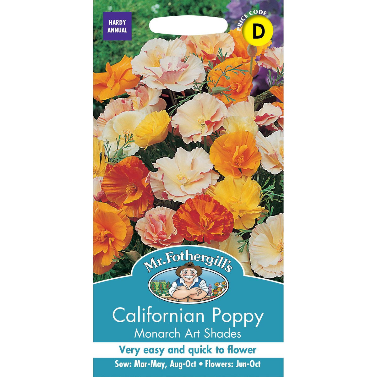 Fothergills Californian Poppy Monarch Art Shades