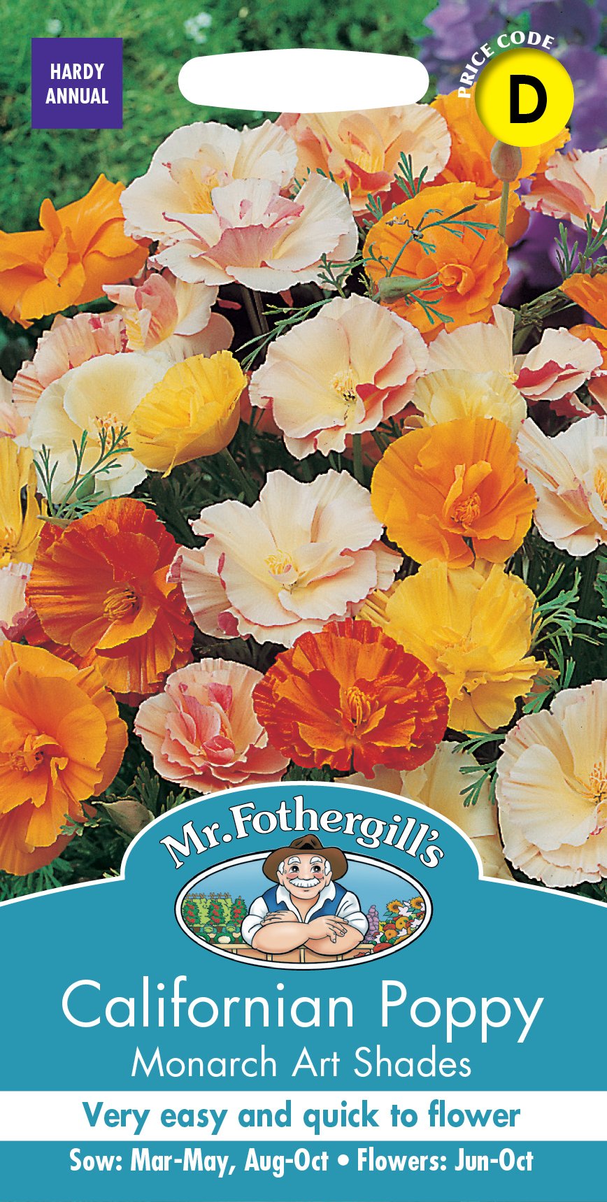 Fothergills Californian Poppy Monarch Art Shades