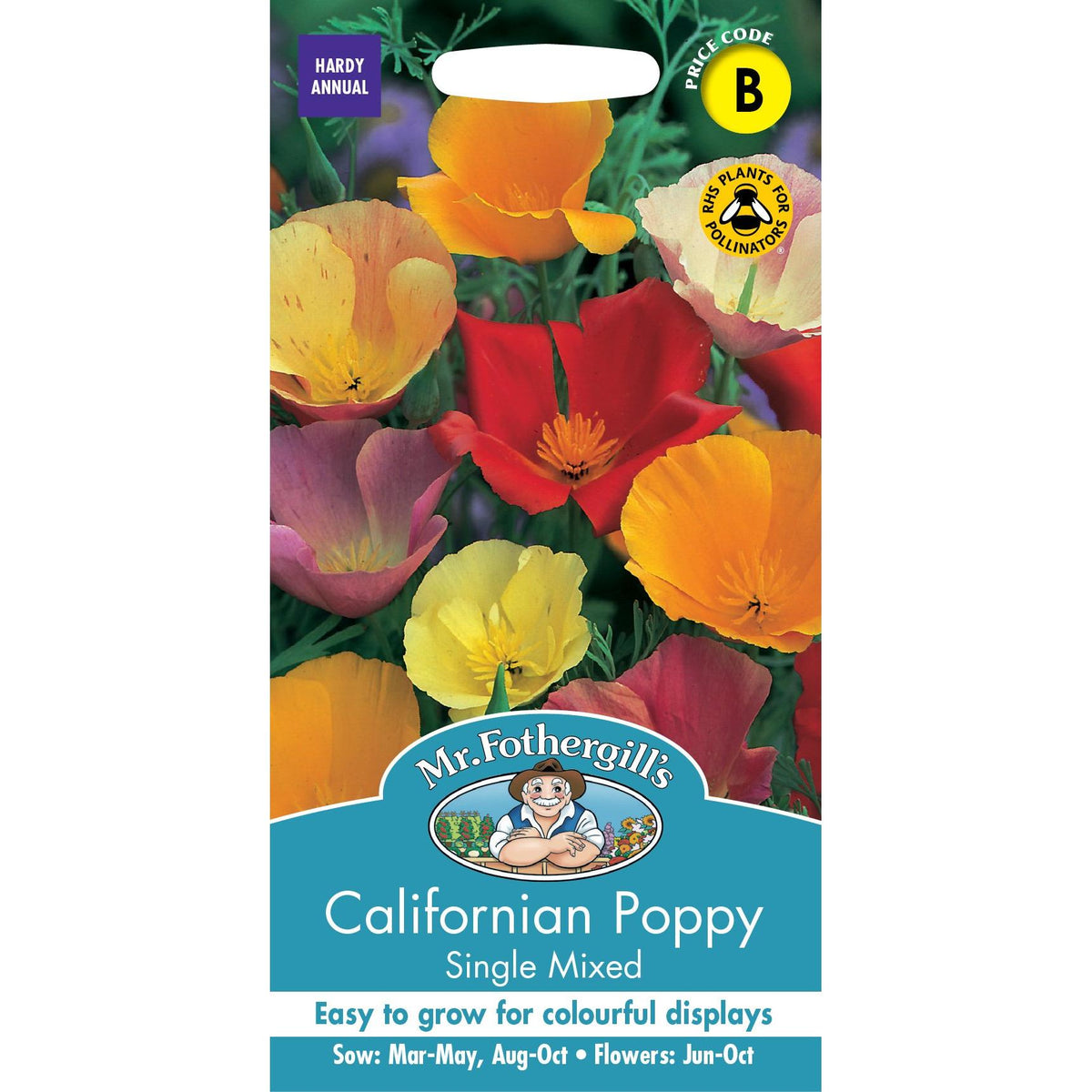 Fothergills Californian Poppy Single Mixed