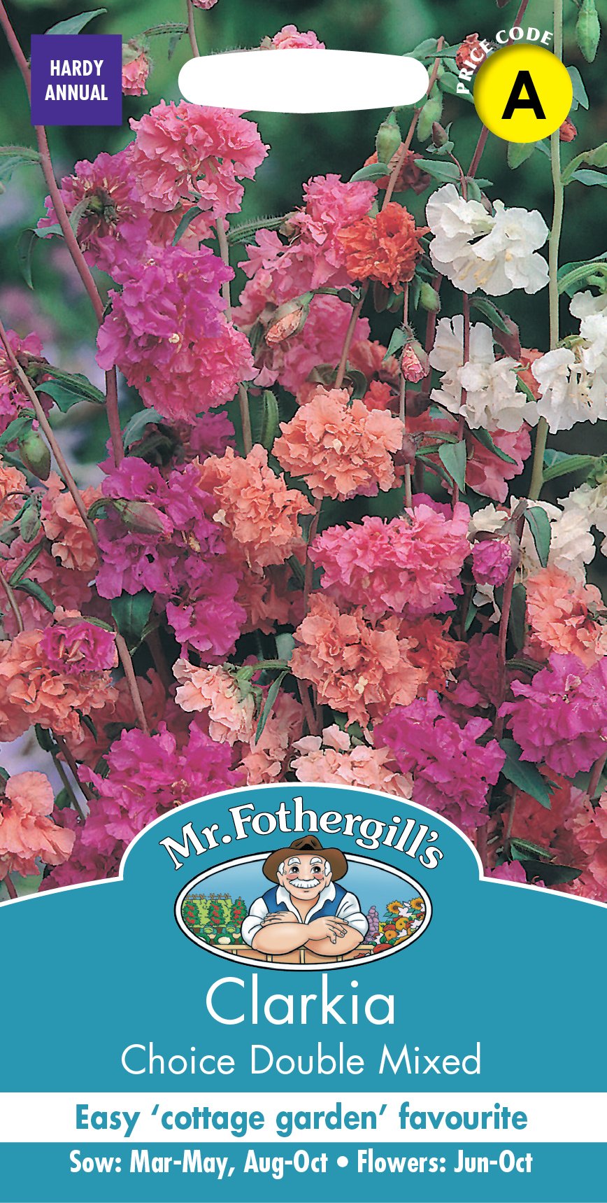 Fothergills Clarkia Choice Double Mixed