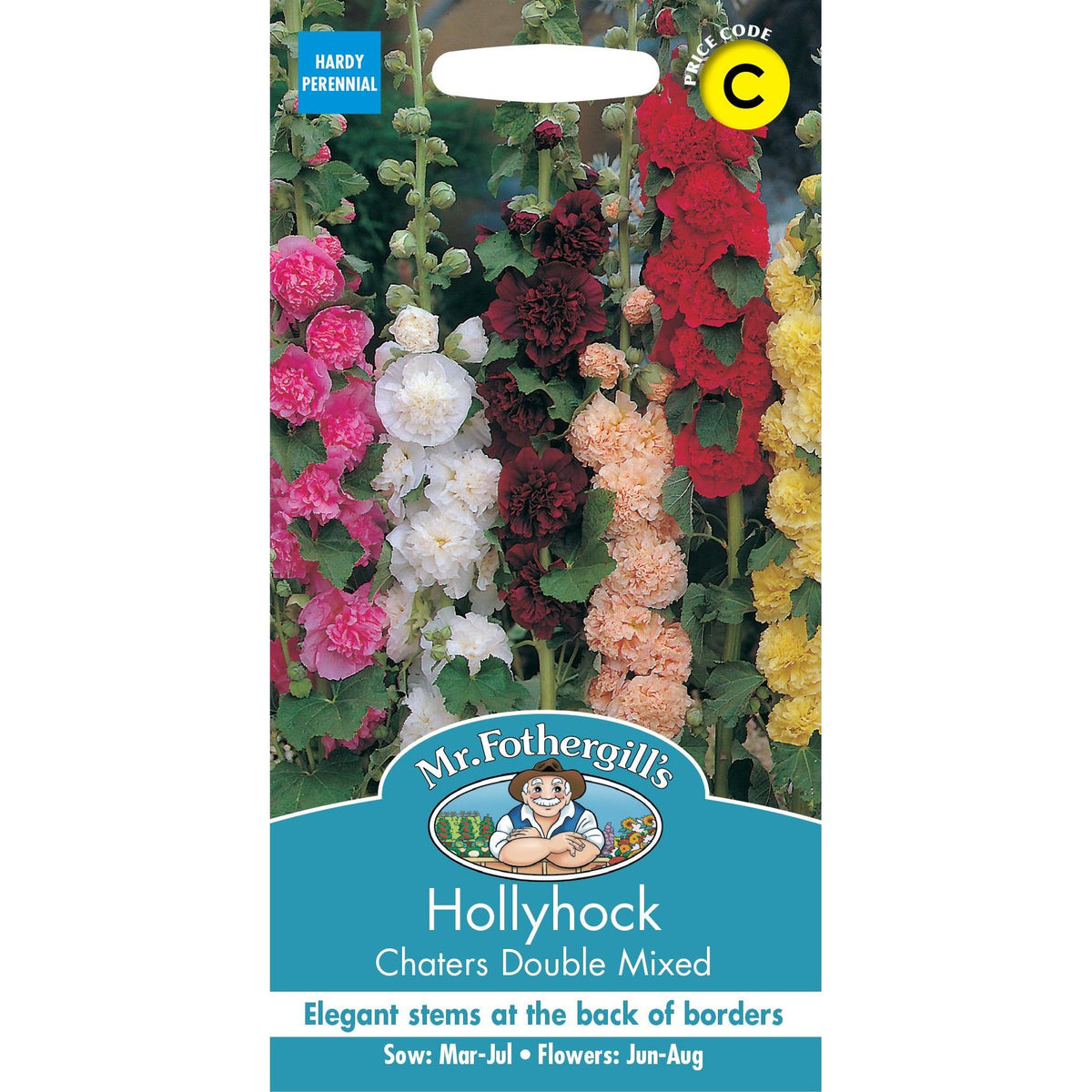 Fothergills Hollyhock Chaters Double Mixed