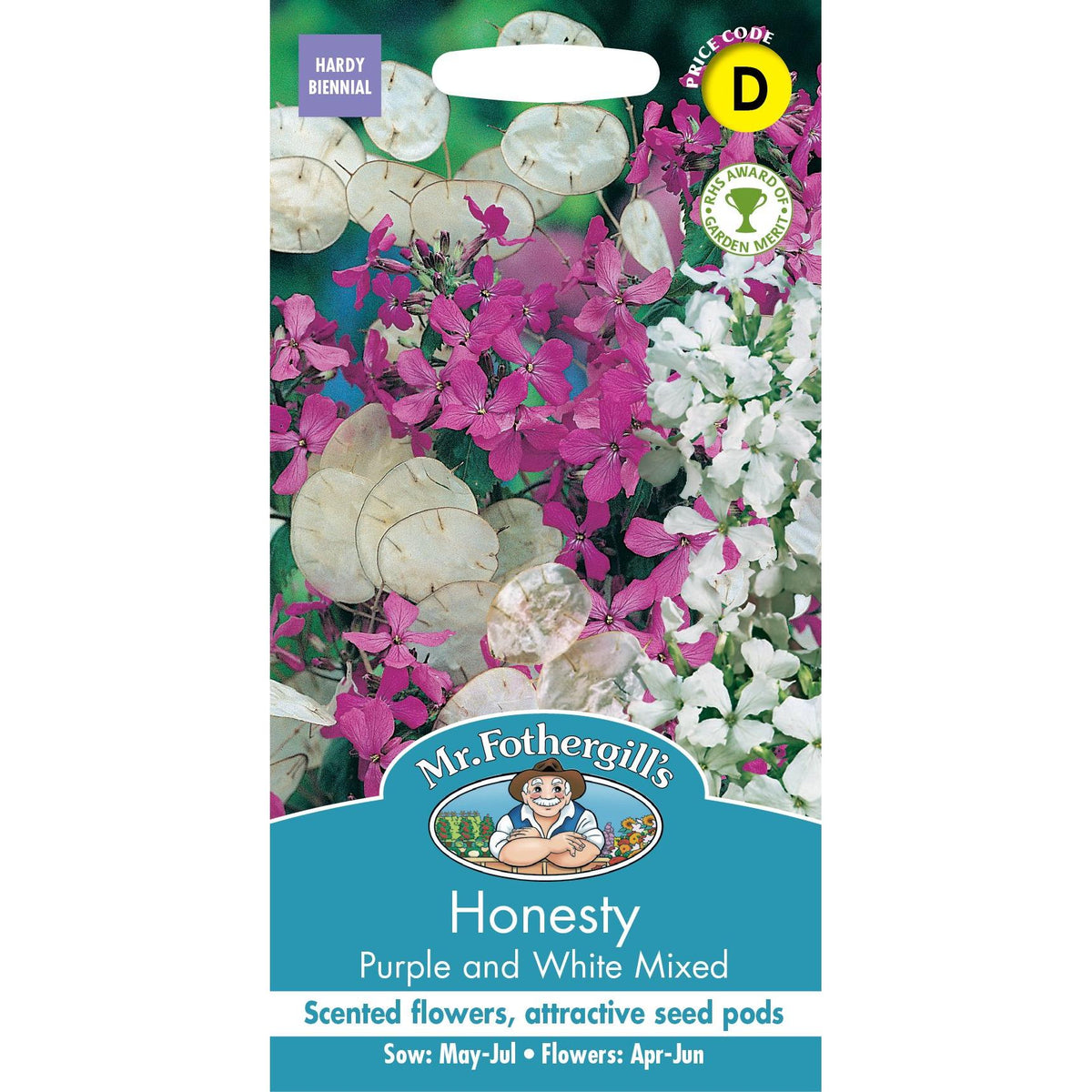 Fothergills Honesty Puprle & White Mixed