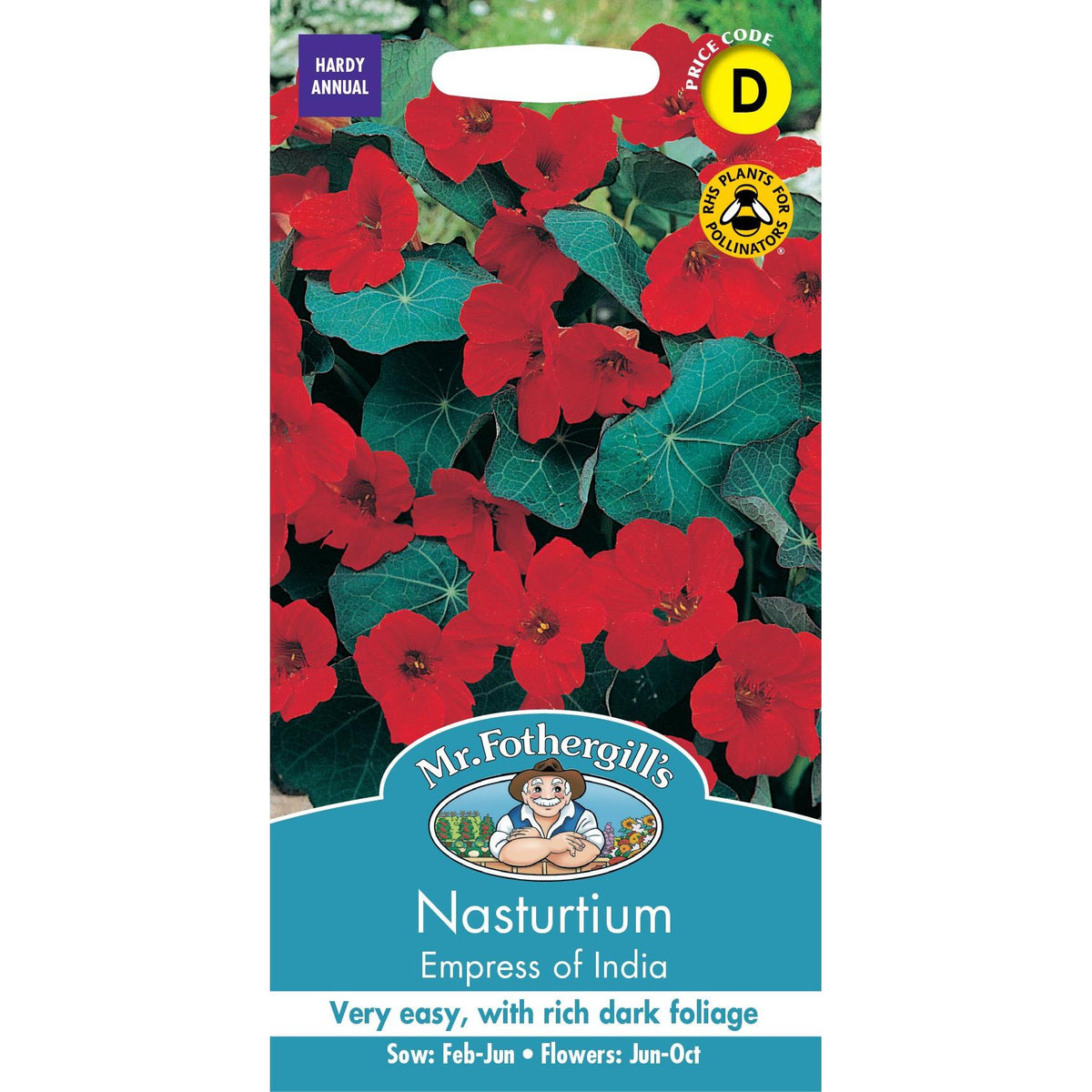 Fothergills Nasturtium Empress Of India
