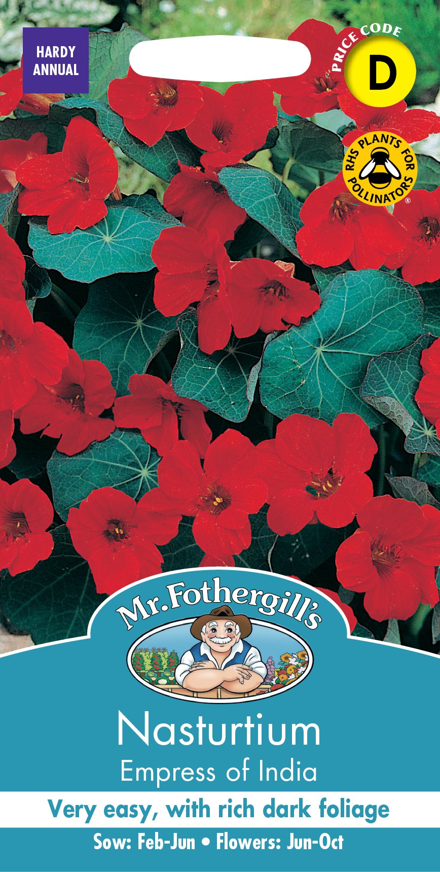Fothergills Nasturtium Empress Of India