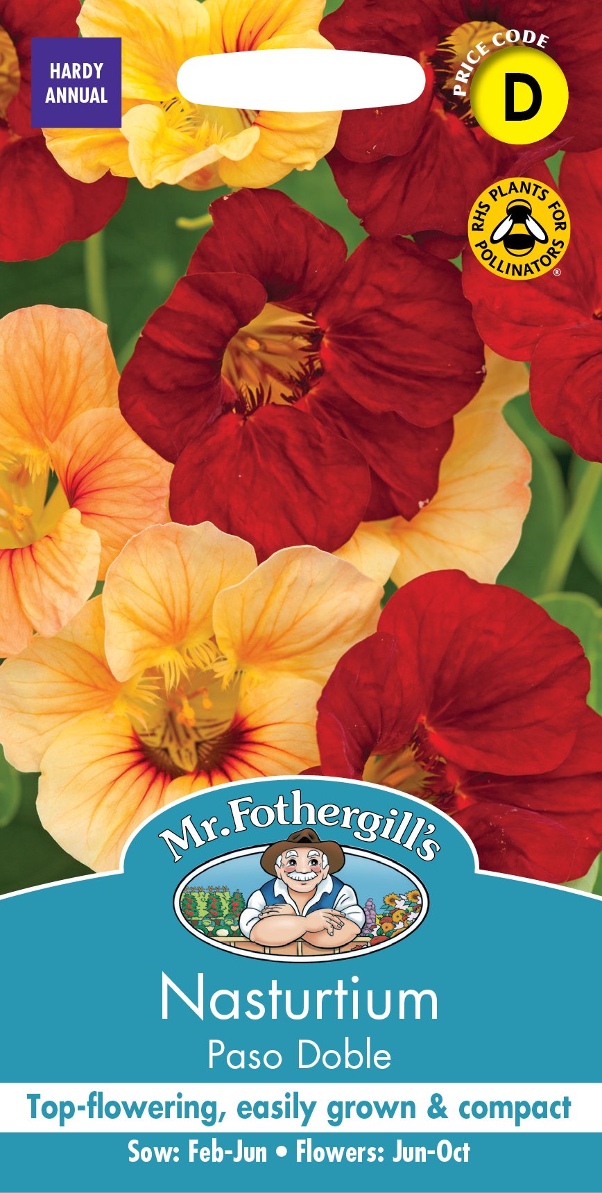Fothergills Nasturtium Paso Double