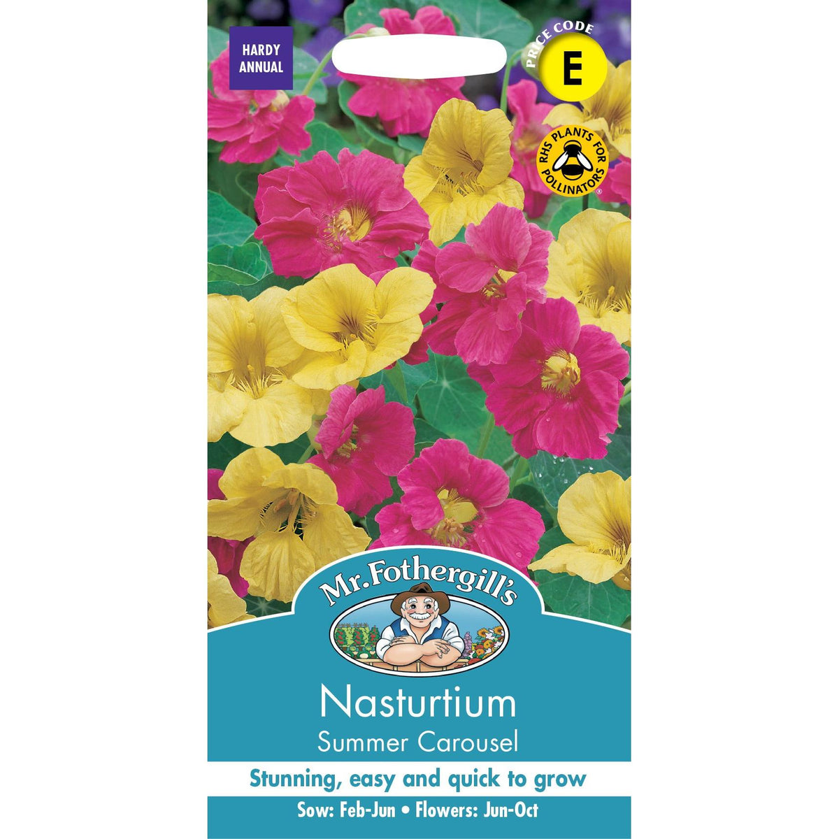 Fothergills Nasturtium Summer Carousel
