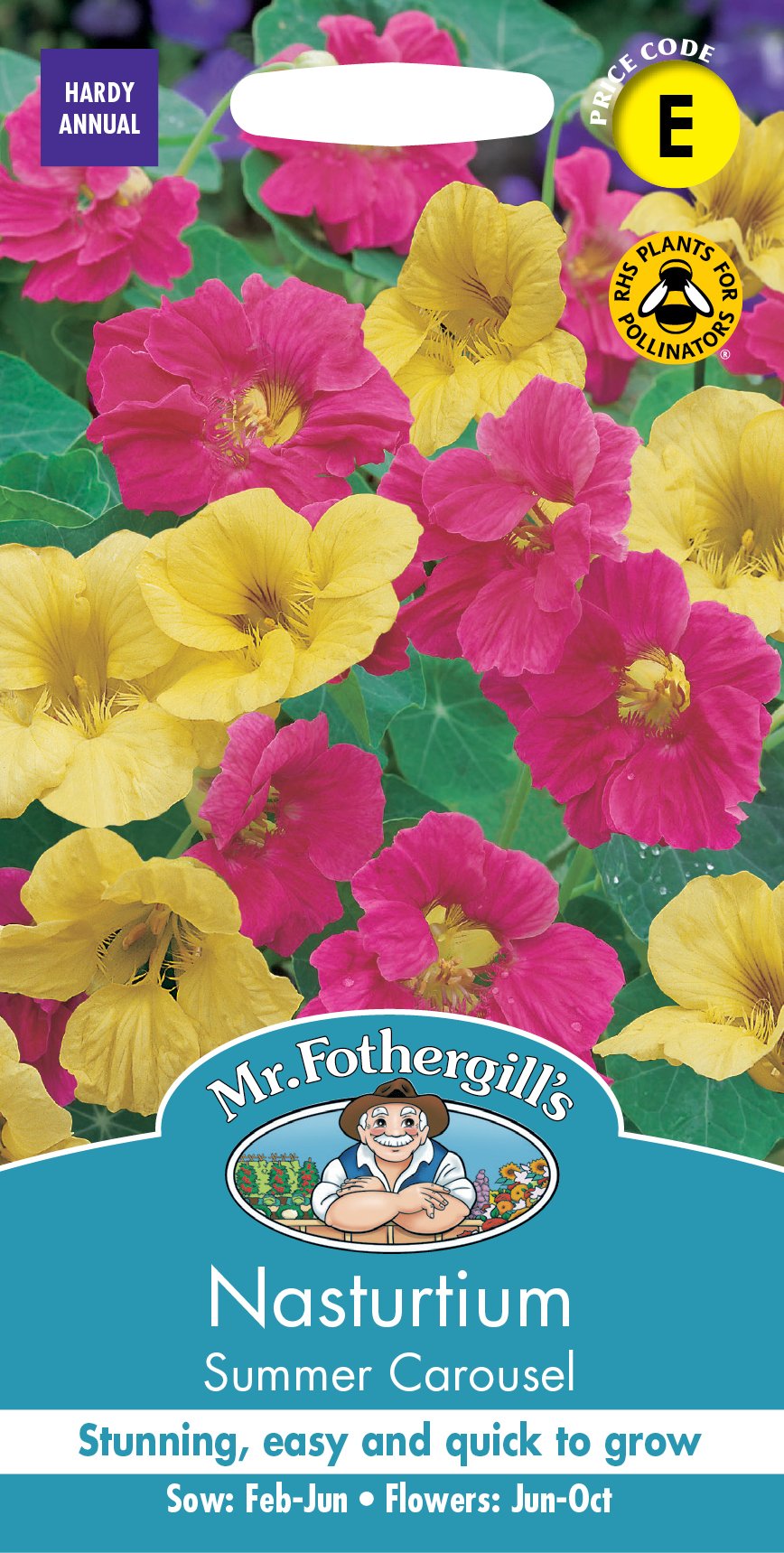 Fothergills Nasturtium Summer Carousel
