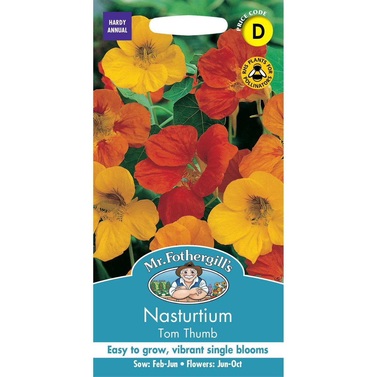 Fothergills Nasturtium Tom Thumb