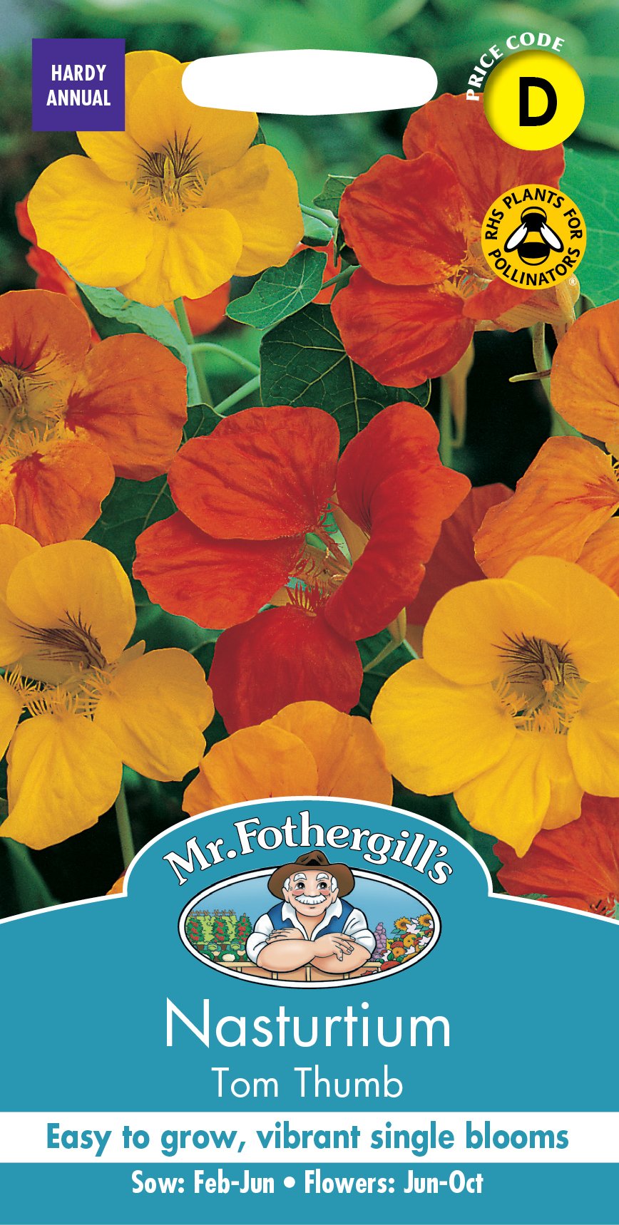 Fothergills Nasturtium Tom Thumb