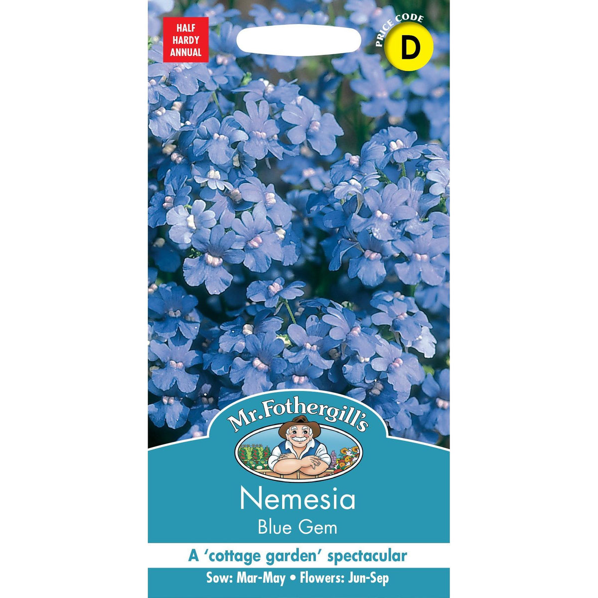 Fothergills Nemesia Blue Gem