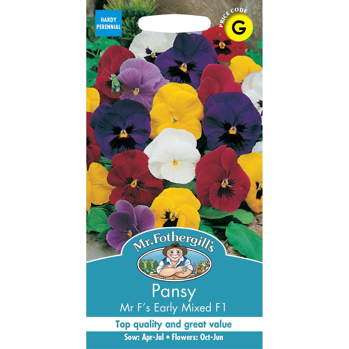 Fothergills Pansy Mr F's Early Mixed F1