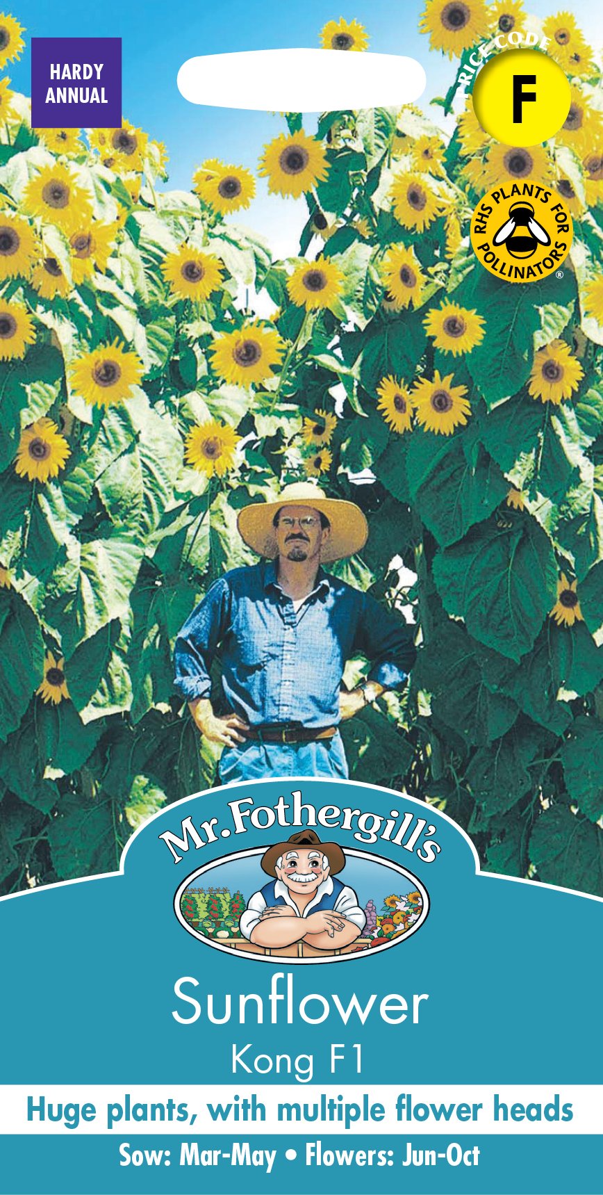 Fothergills Sunflower Kong F1
