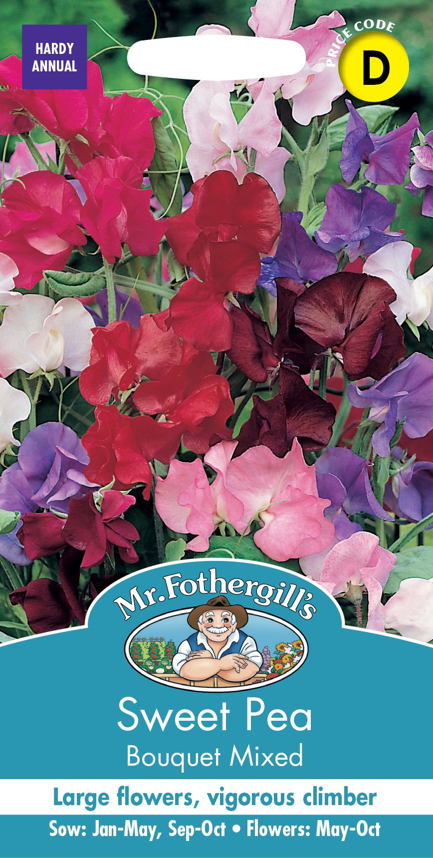 Fothergills Sweet Pea Bouquet Mixed