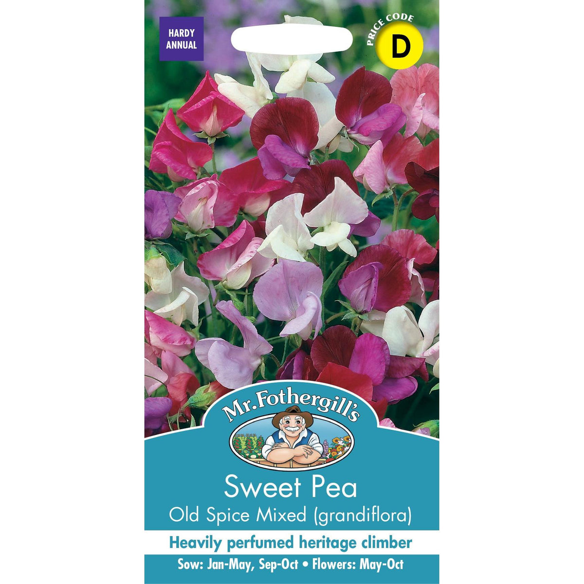 Fothergills Sweet Pea Old Spice Mixed