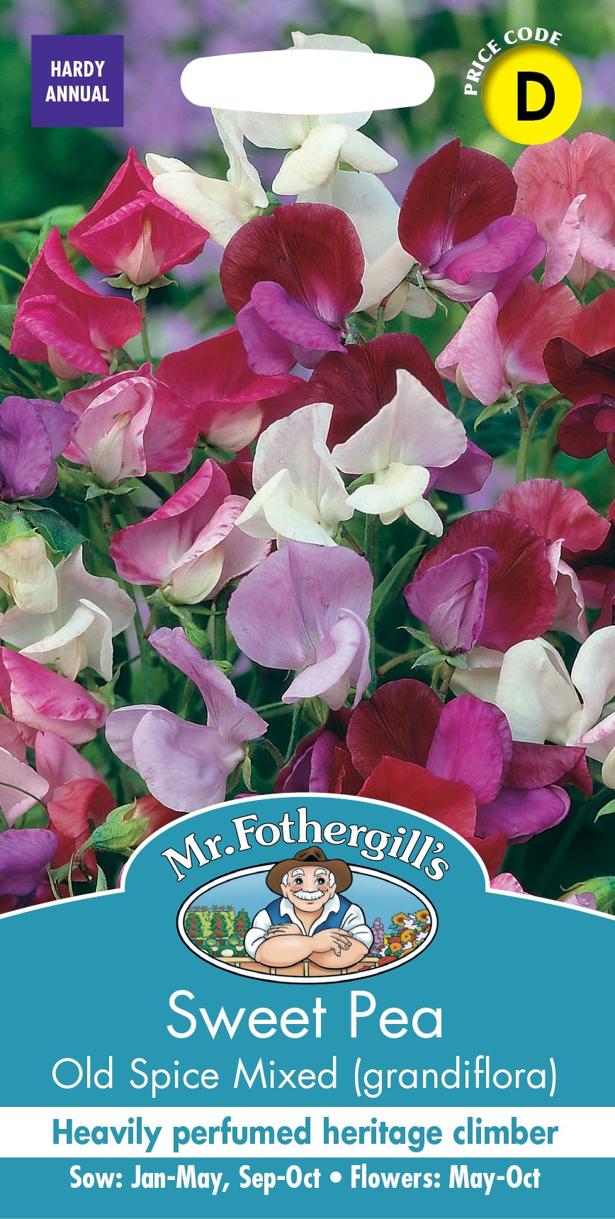 Fothergills Sweet Pea Old Spice Mixed