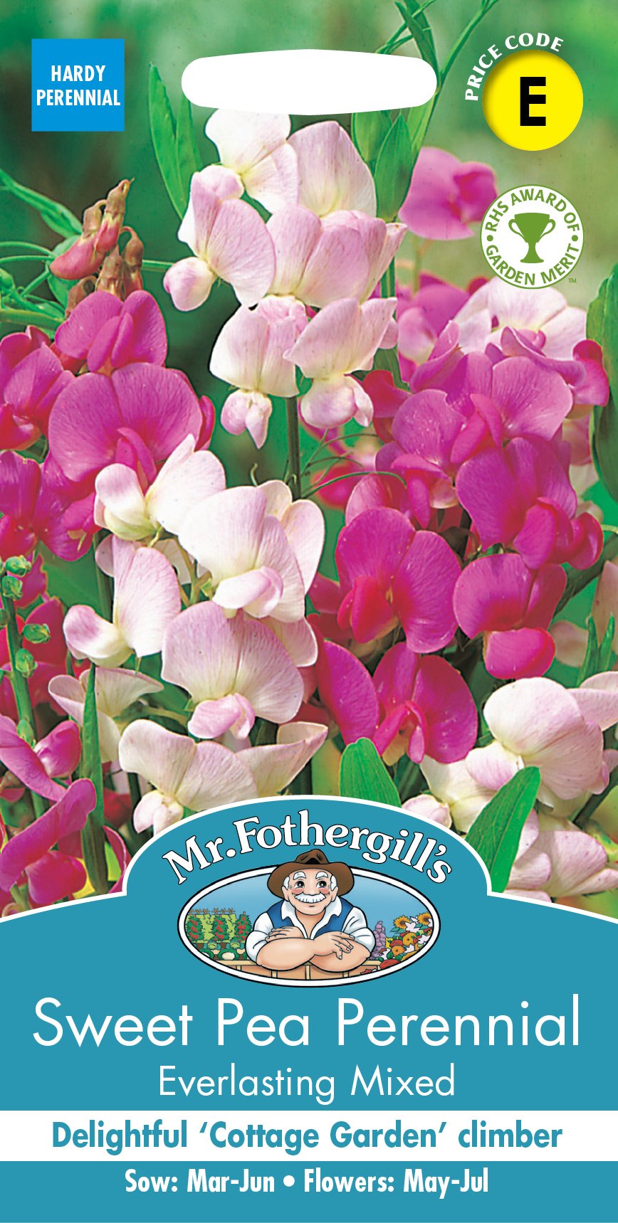 Fothergills Sweet Pea Everlasting Mixed