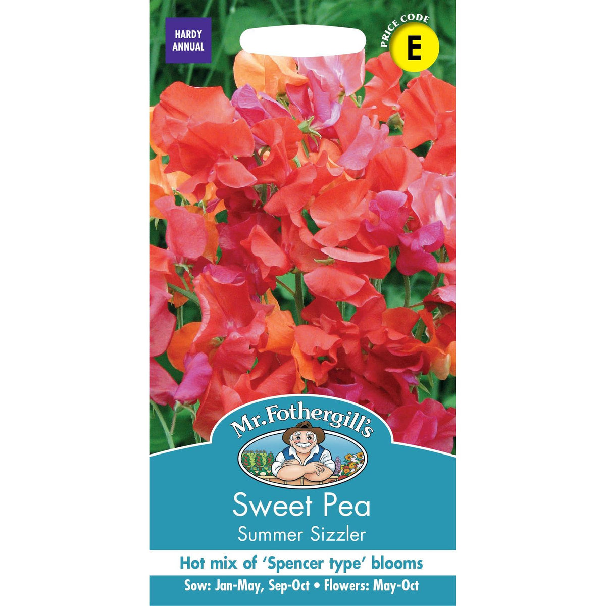 Fothergills Sweet Pea Summer Sizzler