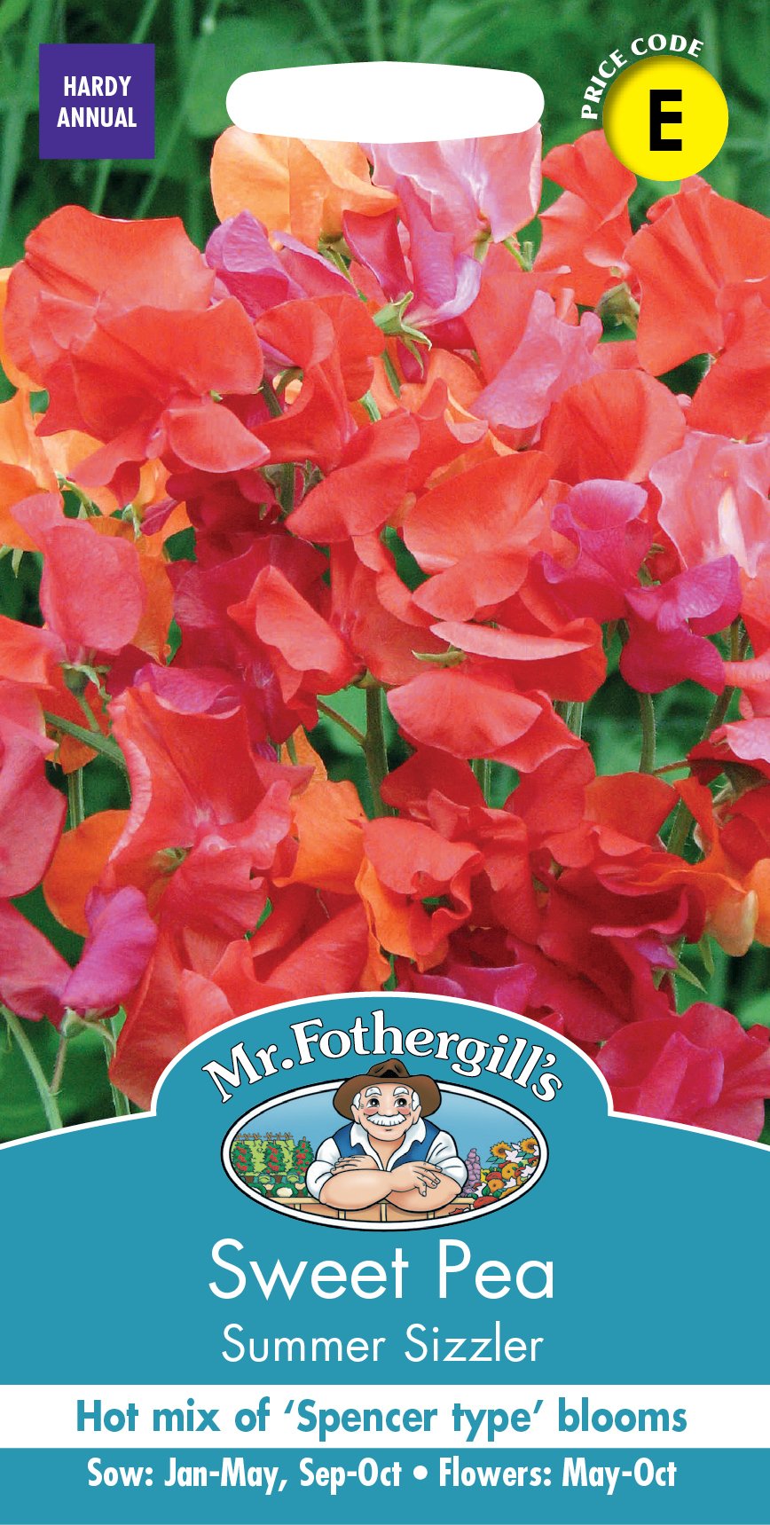 Fothergills Sweet Pea Summer Sizzler