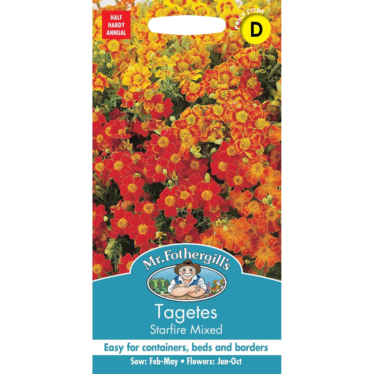 Fothergills Tagetes Starfire Mixed