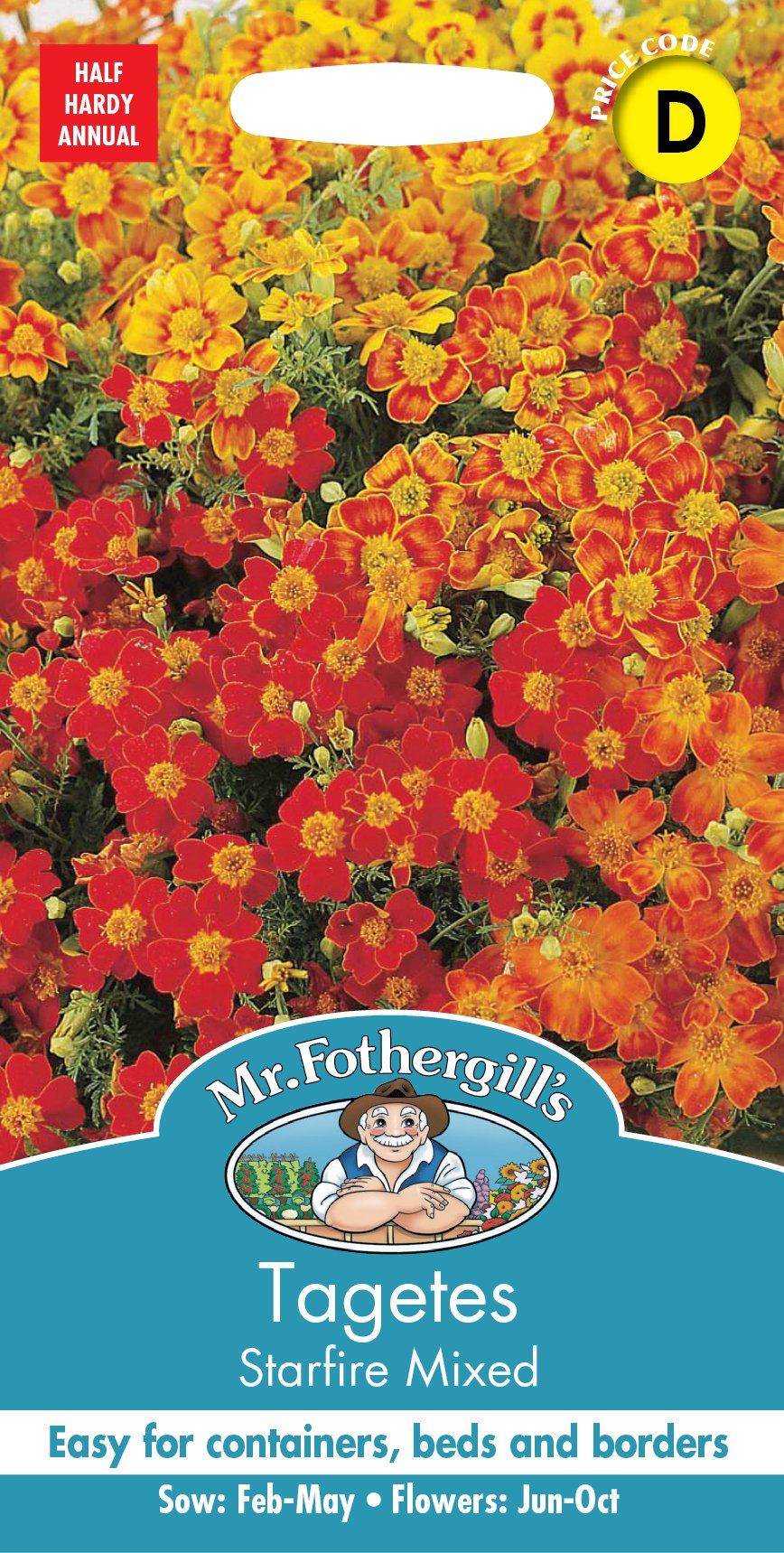 Fothergills Tagetes Starfire Mixed