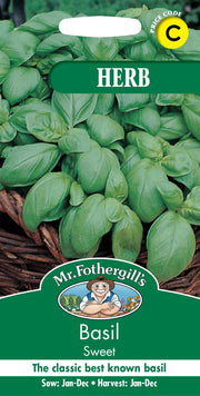Fothergills Basil Sweet Genovese Herb Garden