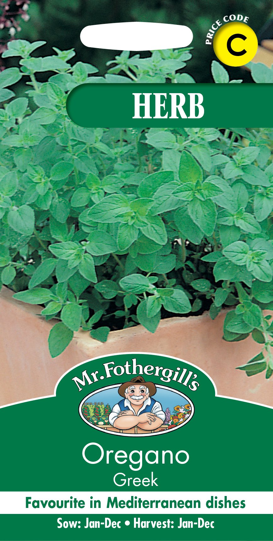Fothergills Oregano Greek Herb Garden
