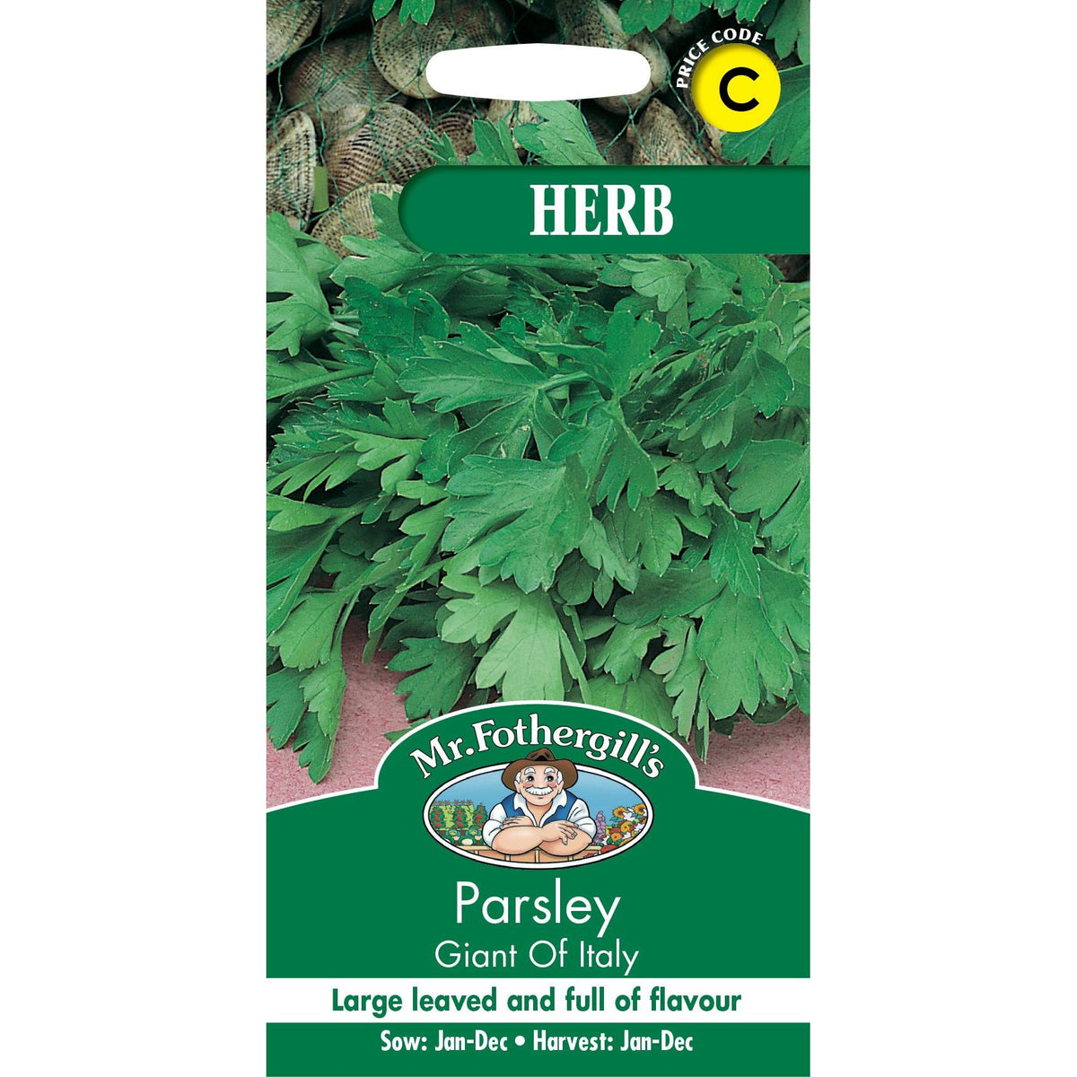 Fothergills Parsley Giant Of Italy Herb Garden