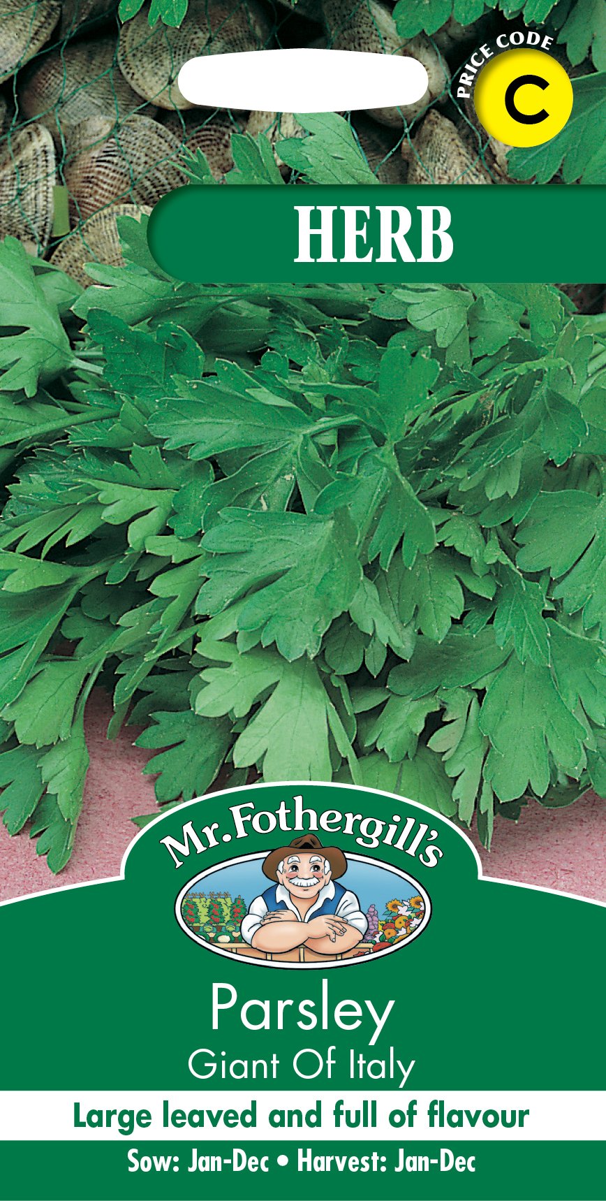 Fothergills Parsley Giant Of Italy Herb Garden