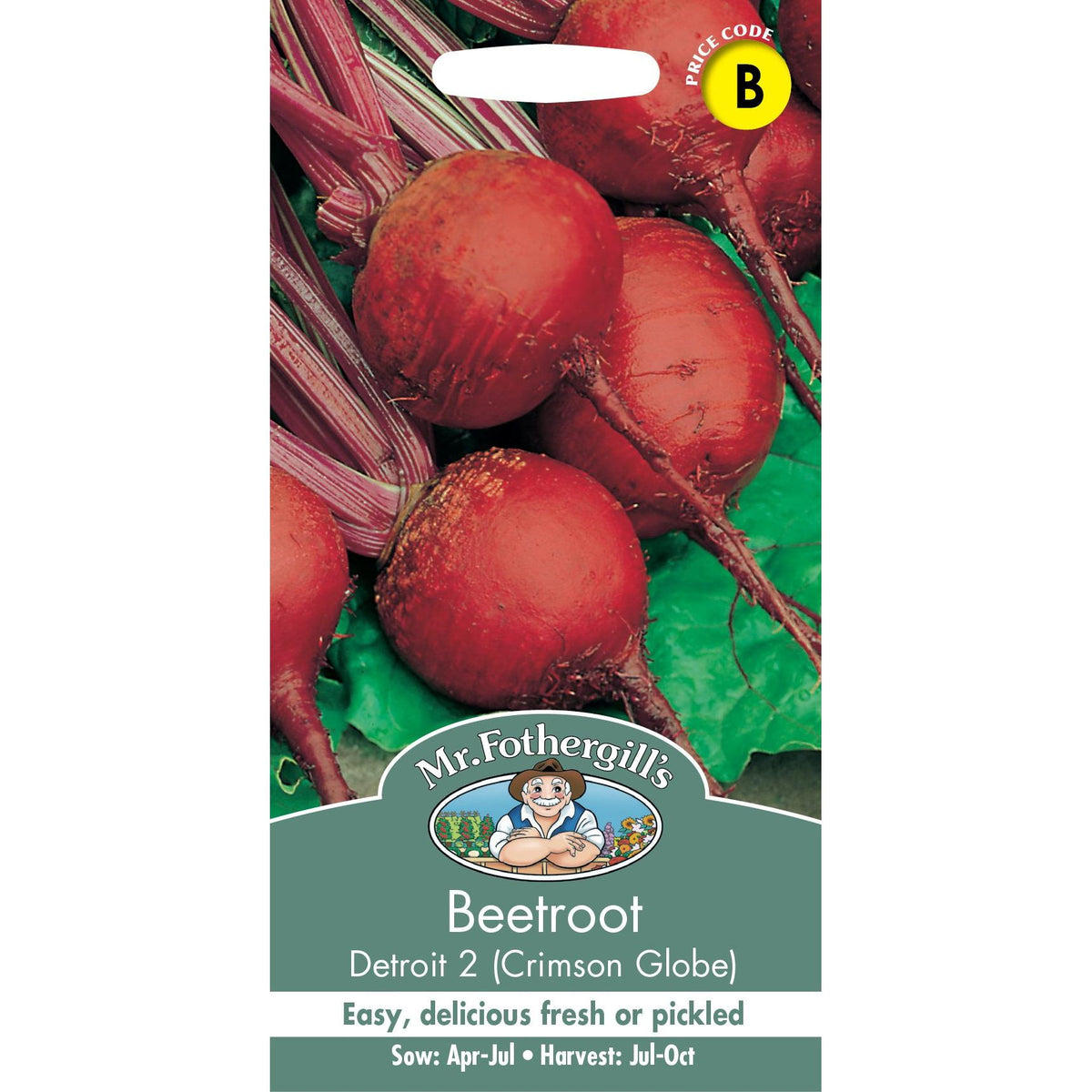 Fothergills Beetroot Detroit 2 Crimson Globe