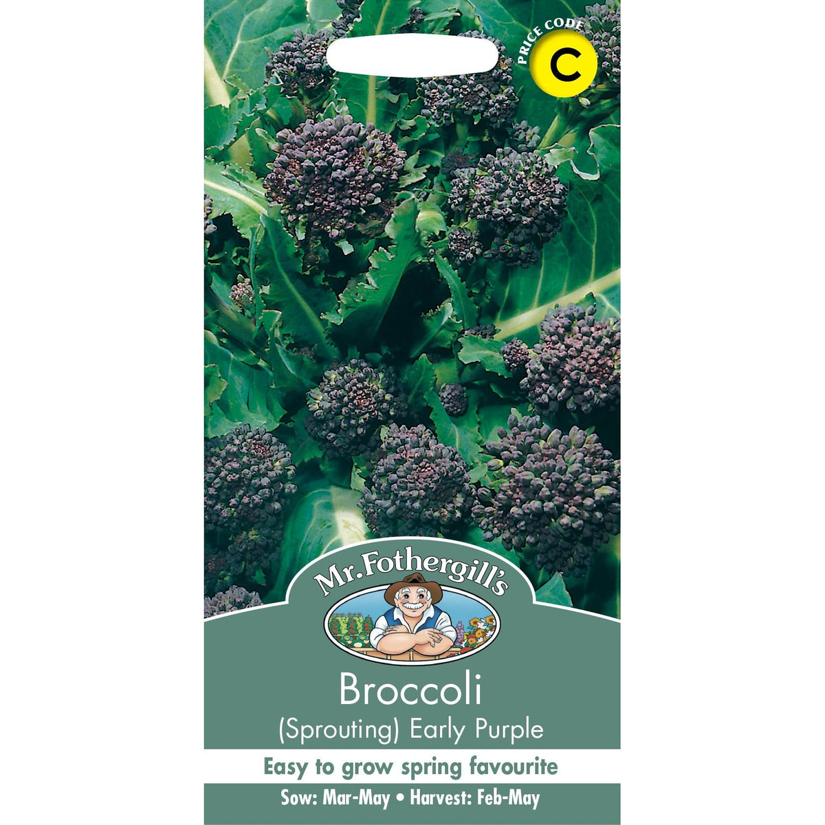 Fothergills Broccoli Sprouting Early Purple