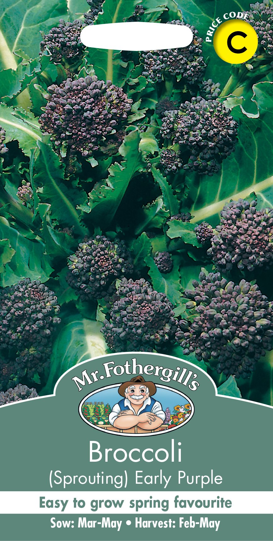 Fothergills Broccoli Sprouting Early Purple