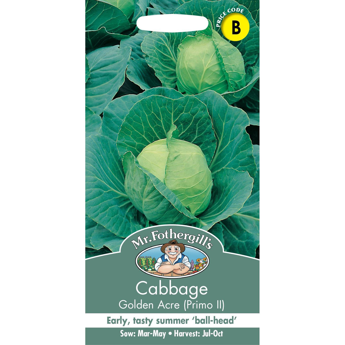 Fothergills Cabbage Golden Acre/primo