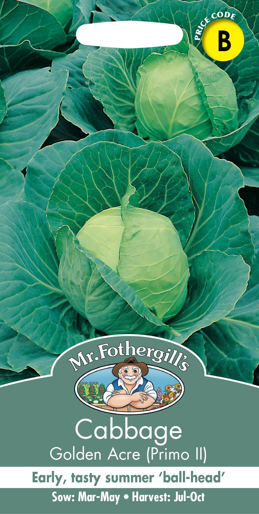 Fothergills Cabbage Golden Acre/primo